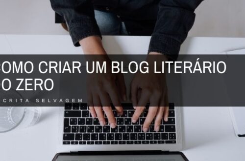 como criar um blog literario do zero