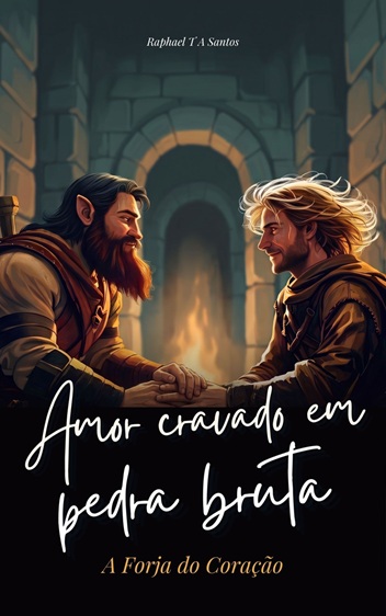 amor gravado em pedra bruta capa livro romance fantasia gay dungeon