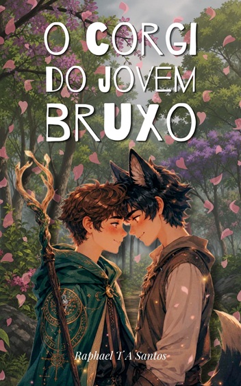 o corgi do jovem bruxo capa livro romance gay cozy